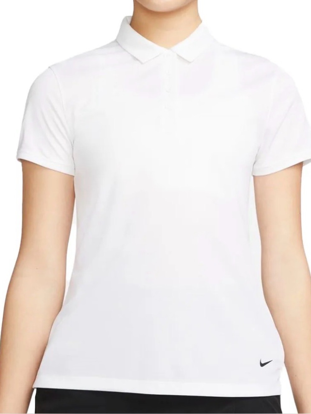 Nike Women’s Dri-Fit White Polo Shirt